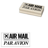 Luftpost / Par Avion Versand Briefmarke aus Holz Gummistempel (Stempel)