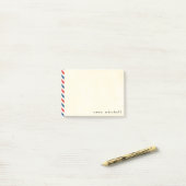 Luftpost Personalisierte Post-it-Notiz Post-it Klebezettel (Auf Schreibtisch)