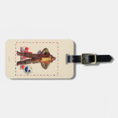 Luftpost-Pilot Gepäckanhänger (Vorderseite horizontal)