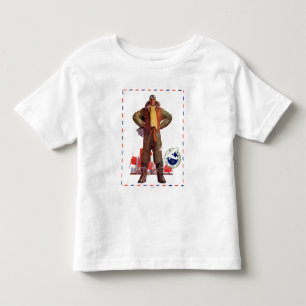 Luftpost-Pilot Kleinkind T-shirt