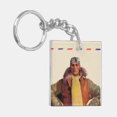 Luftpost-Pilot Schlüsselanhänger (Vorderseite links)