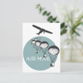 Luftpost Postkarte (Stehend Vorderseite)