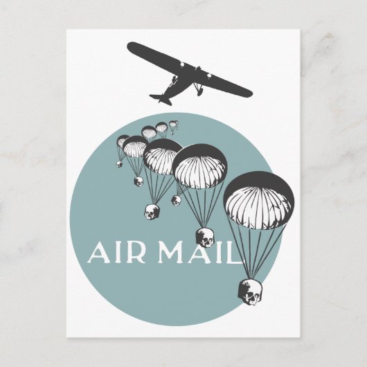 Luftpost Postkarte (Vorderseite)