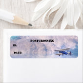 Luftpost Postüberqueren ID-Mailing-Etiketten (Insitu)