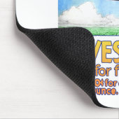 Luftpost rettet Zeit Mousepad (Ecke)