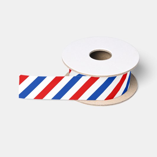 Luftpost-Streifenmuster Satinband (Spule)