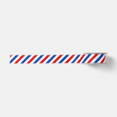Luftpost-Streifenmuster Satinband (Vorderseite)