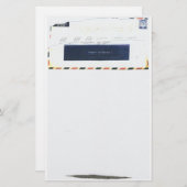 Luftpost-Test-Aufzeichnungs-Briefpapier Briefpapier (Vorne/Hinten)