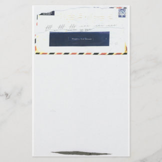 Luftpost-Testaufzeichnungs-Stationery Briefpapier