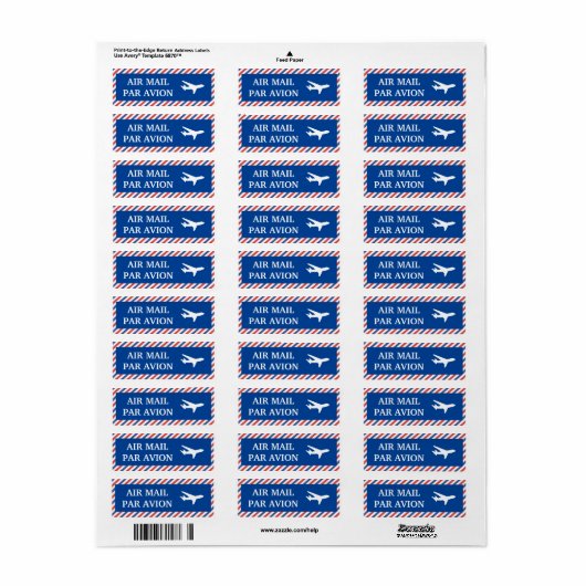 Luftpost von Etiquettes (Vorne)