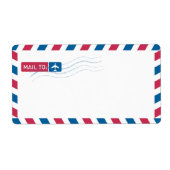 Luftpostadresse | MAIL AN: (Vorne)
