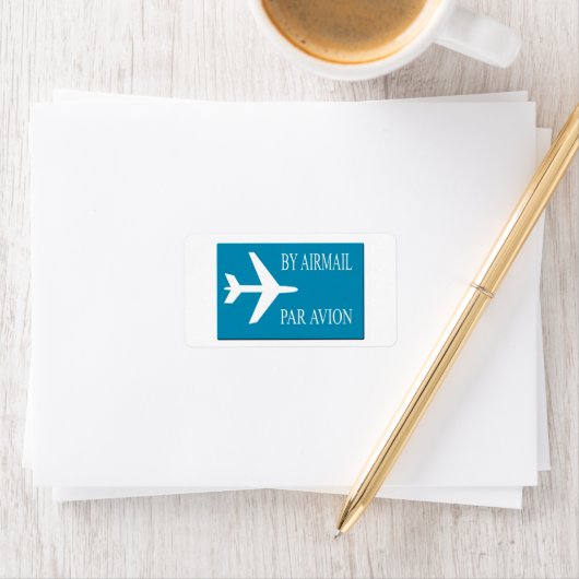 Luftpostaufkleber Adressaufkleber (Insitu)