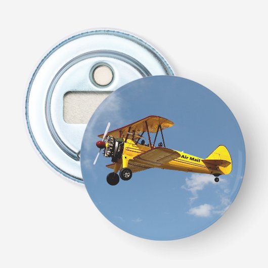 Luftpostbiplane Flaschenöffner (Vorderseite)