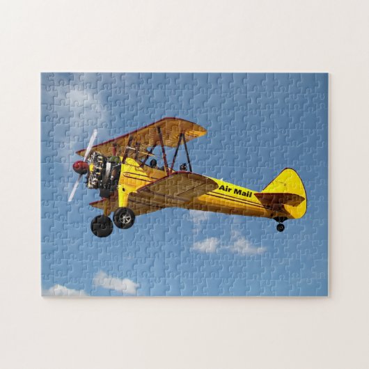 Luftpostbiplane Puzzle (Horizontal)