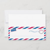 Luftpostkarte Einladung (Vorderseite)