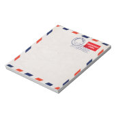 Luftpostnotiz Notizblock (Rotiert)