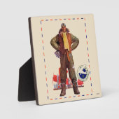 Luftpostpilot Fotoplatte (Vorderseite)