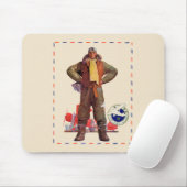 Luftpostpilot Mousepad (Mit Mouse)