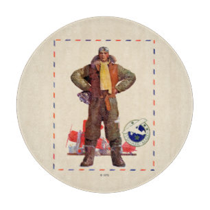 Luftpostpilot Schneidebrett