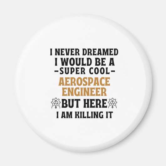 LUFTRAUMENGINEER MAGNET (Vorne)