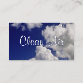 Luftreinhaltung II Visitenkarte (Rückseite)