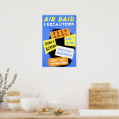 Luftreinhaltung Poster (Küche)