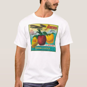 Luftschiff-Apple-Kiste LabelWatsonville, CA T-Shirt