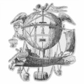 Luftschiff Aufkleber (Vorderseite)