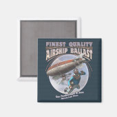 Luftschiff Ballast Square Magnet (Vorderseite/Rückseite)
