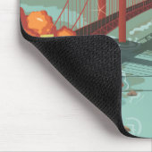 Luftschiff Blimp Mousepad (Ecke)