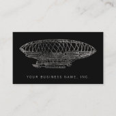 Luftschiff (Briefbeschwerer-Art) Visitenkarte (Vorderseite)