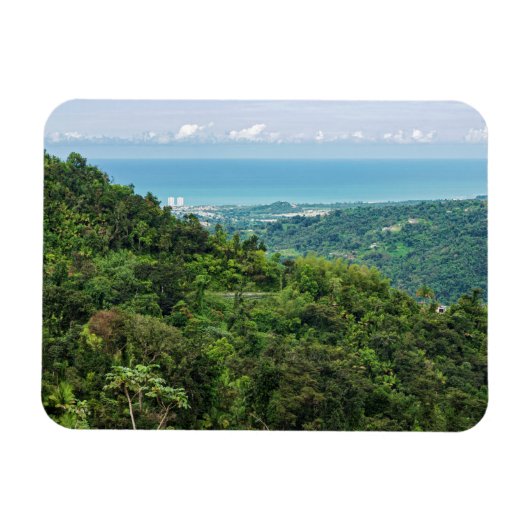 Luftschiff des Puerto rico el yunque Magnet (Horizontal)