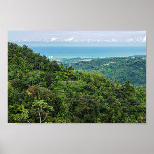 Luftschiff des Puerto rico el yunque Poster