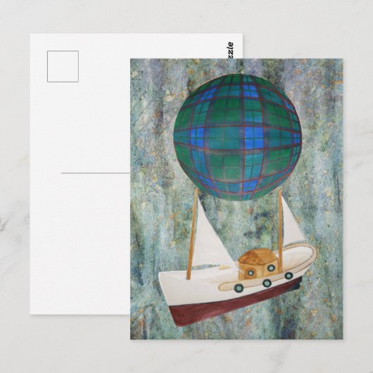 Luftschiff Ferguson Postkarte (Vorne/Hinten)