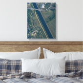 Luftschiff-Foto Leinwanddruck (Insitu (Schlafzimmer))
