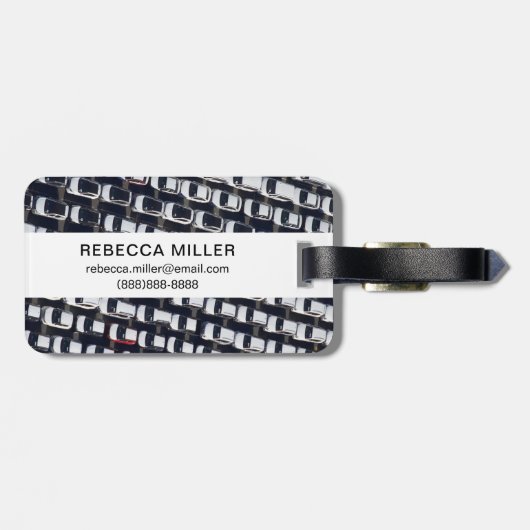 Luftschiff Gepäckanhänger (Rückseite horizontal)