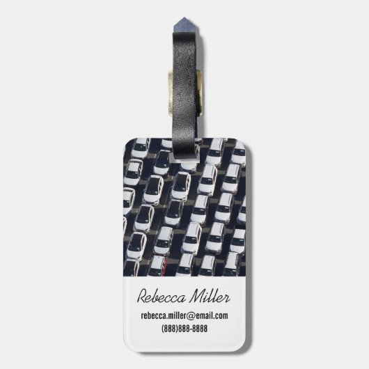 Luftschiff Gepäckanhänger (Rückseite vertikal)