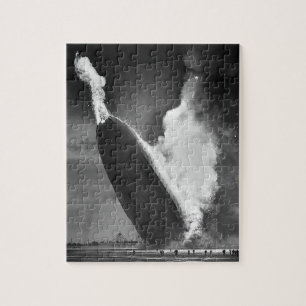 Luftschiff Hindenburg Katastrophe circa 1937 Puzzle