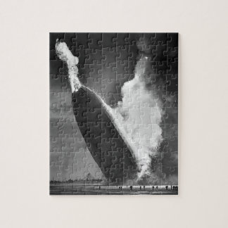 Luftschiff Hindenburg Katastrophe circa 1937 Puzzle