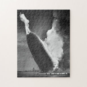 Luftschiff Hindenburg Katastrophe circa 1937 Puzzle