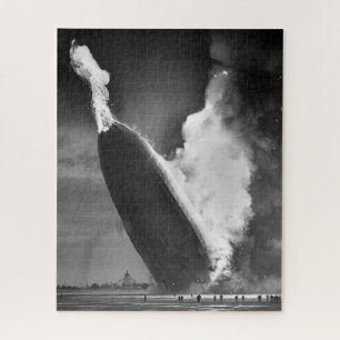 Luftschiff Hindenburg Unglück um 1937 Puzzle