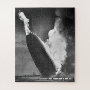 Luftschiff Hindenburg Unglück um 1937 Puzzle