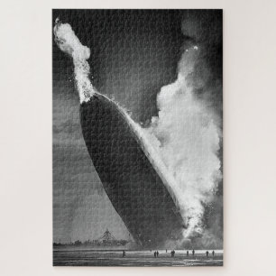 Luftschiff Hindenburg Unglück um 1937 Puzzle