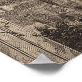 Luftschiff in Auteuil Poster (Ecke)