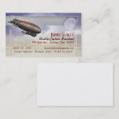 Luftschiff-Kapitän Visitenkarten Visitenkarte (Vorne/Hinten)