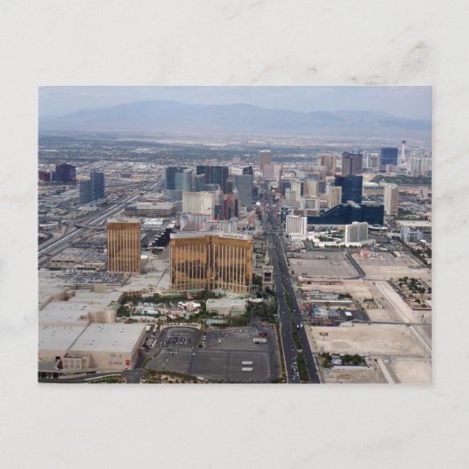 Luftschiff Las Vegas Strip 2009 Foto Postkarten (Vorderseite)