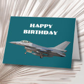 Luftschiff-Pilot von Birthday Jet Fighter Karte