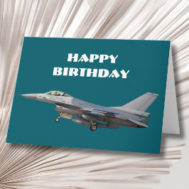 Luftschiff-Pilot von Birthday Jet Fighter Karte