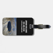 Luftschiff Pingualuit Krater, Quebec, Kanada. Gepäckanhänger (Rückseite horizontal)