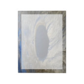 Luftschiff Pingualuit Krater, Quebec, Kanada. Notizblock (Rotiert)